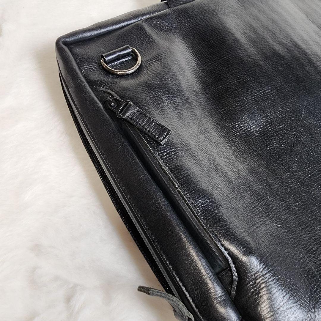 PORTER ポーター ブリーフケース レザー ショルダー付 2way 黒