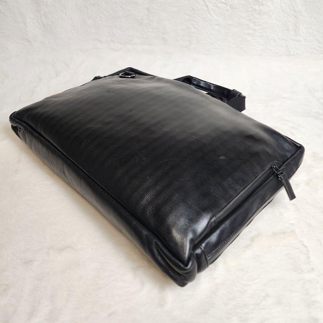 PORTER ポーター ブリーフケース レザー ショルダー付 2way 黒
