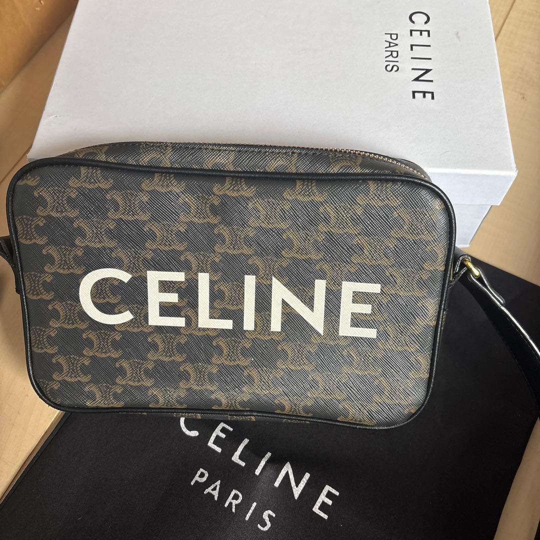 セリーヌブラウンショルダーバック