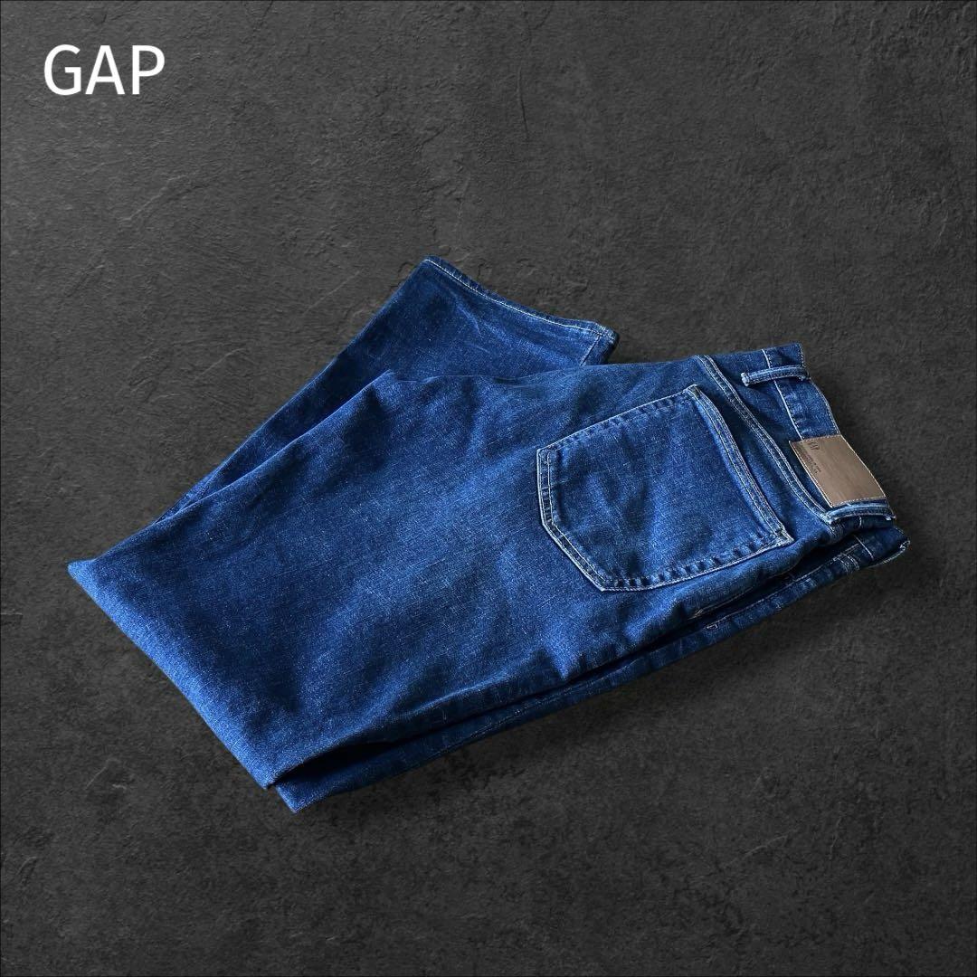 ギャップ GAP デニム ストレート ジーンズ インディゴ 古着 w36パンツ
