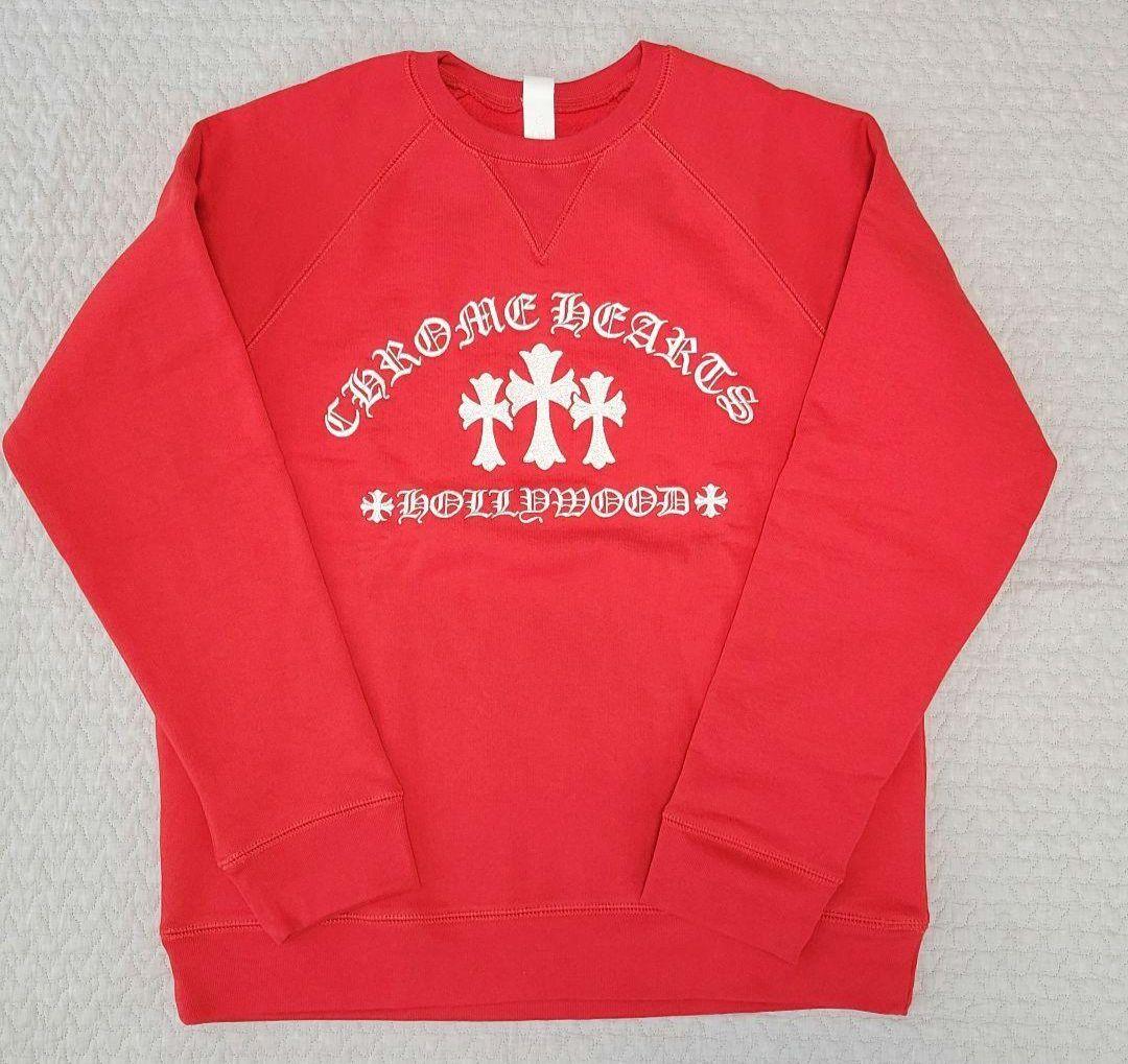CHROME HEARTS クロムハーツ Y NOT Cemetery Cross Crewneck