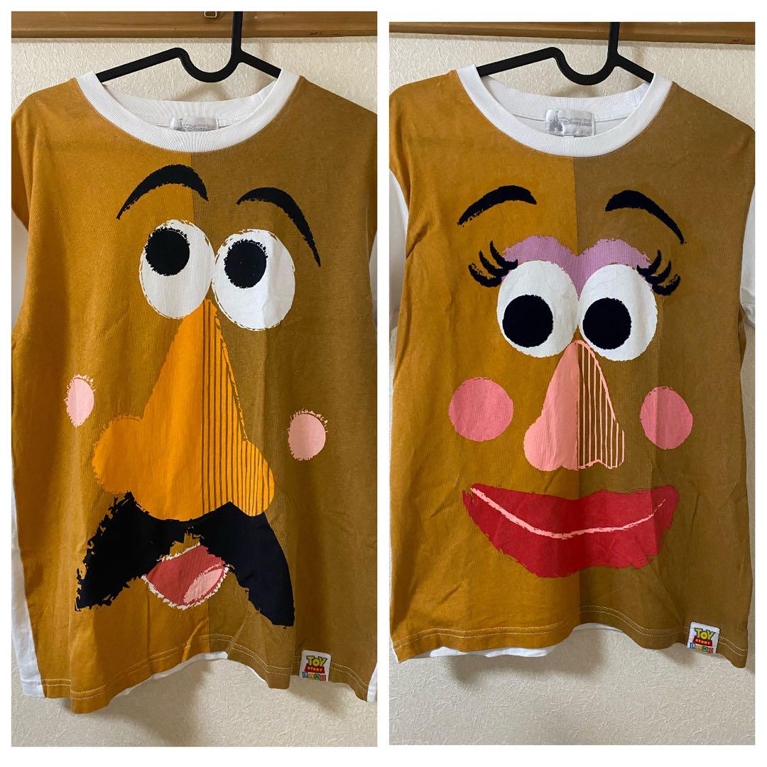 香港　ディズニー　ペア　Tシャツ　ポテトヘッド