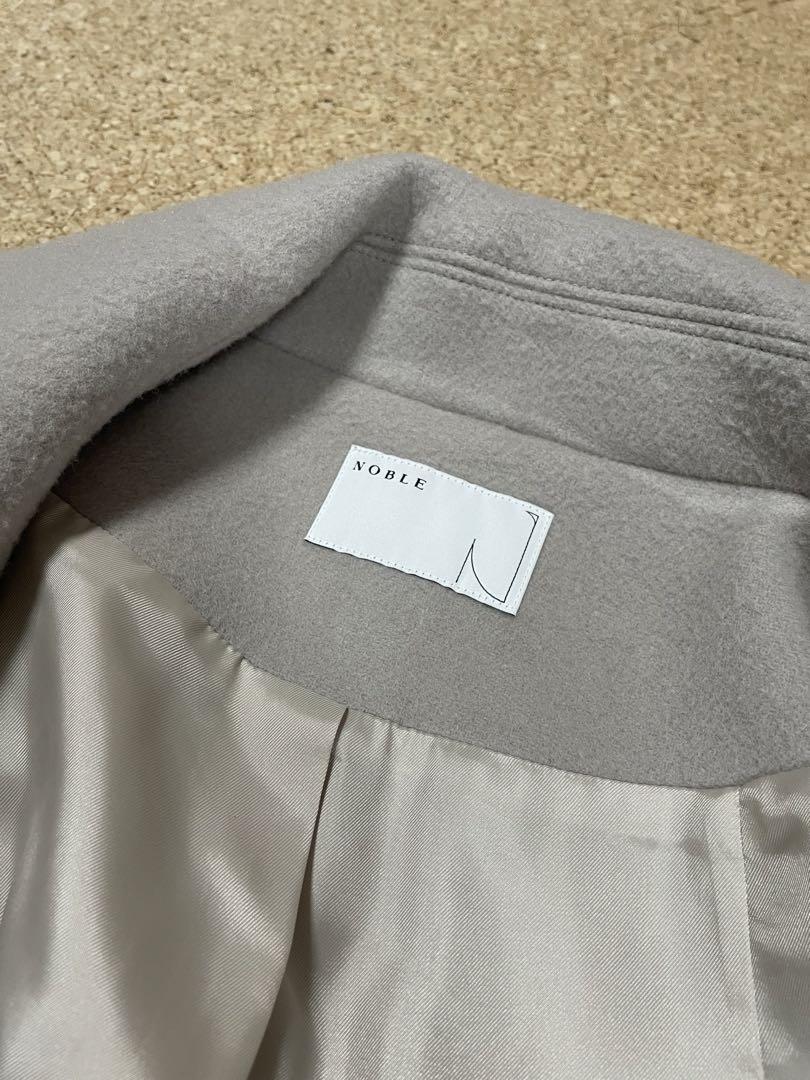 Noble スタンドカラーオーバーコート ¥59,400