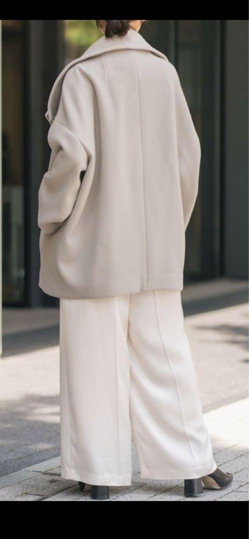 Noble スタンドカラーオーバーコート ¥59,400