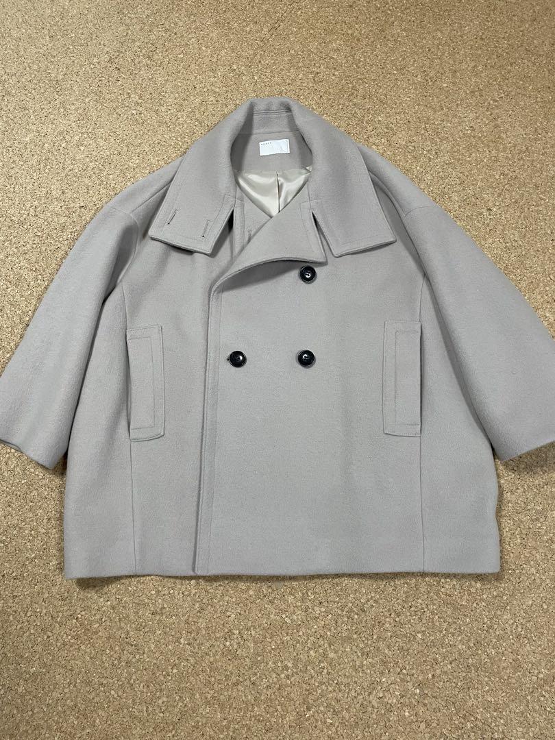 Noble スタンドカラーオーバーコート ¥59,400