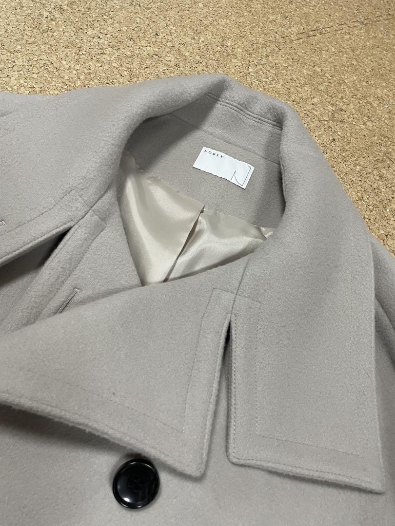 Noble スタンドカラーオーバーコート ¥59,400