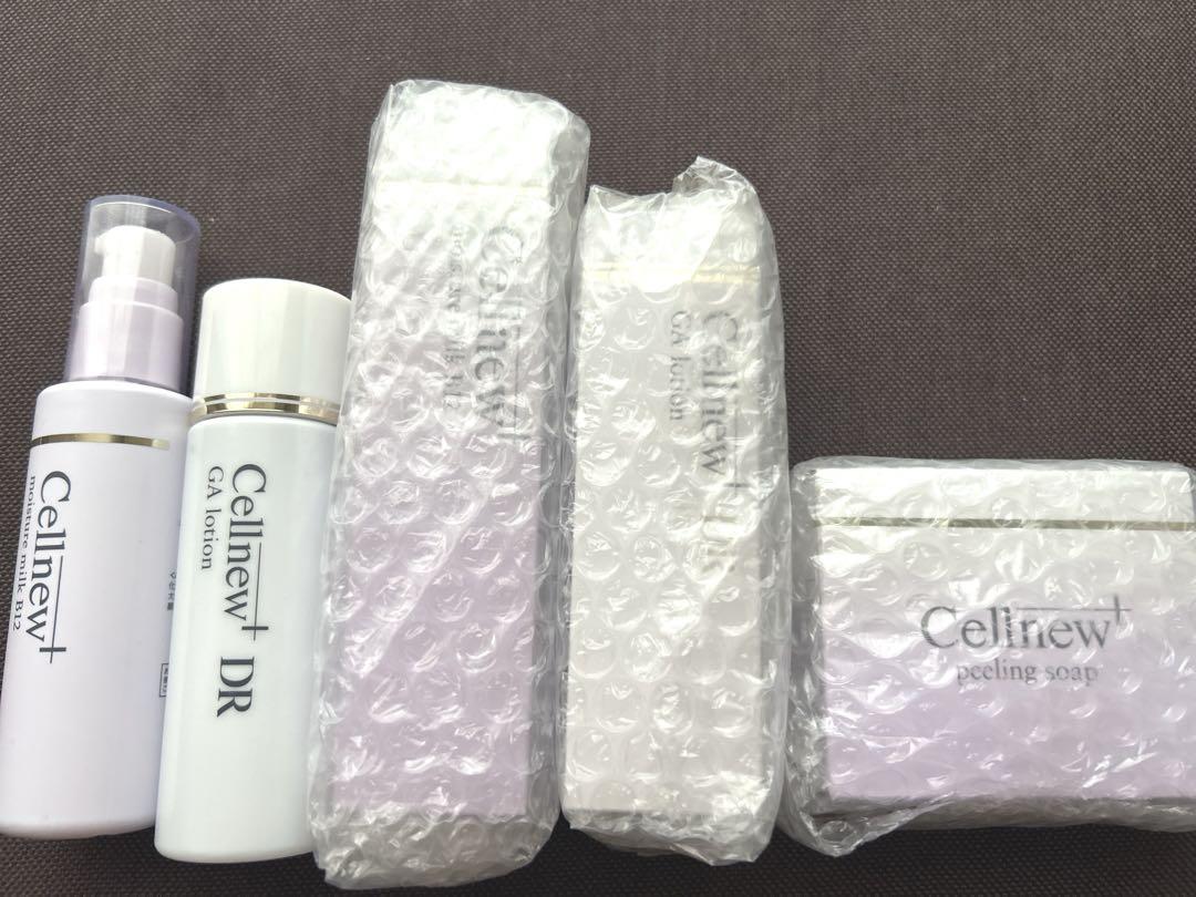 【未使用】Cellnew+ スキンケアセット/ピーリング石鹸