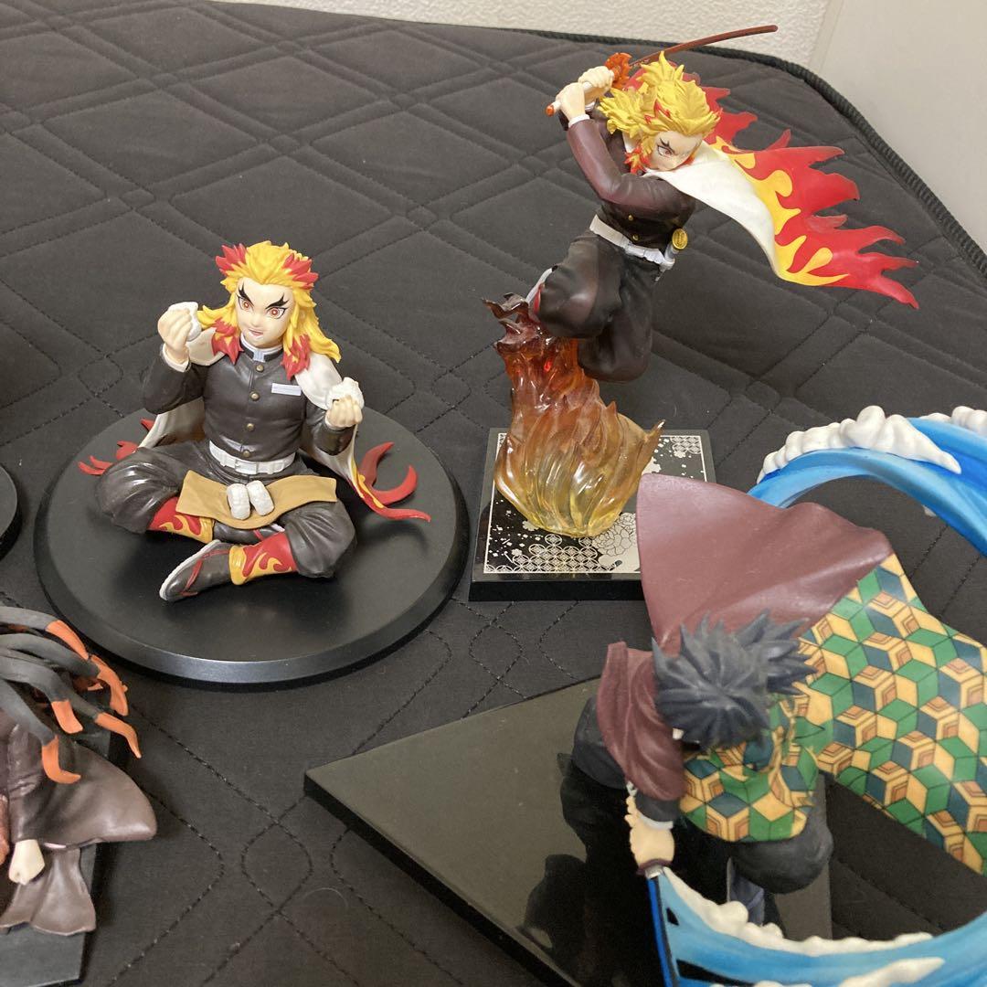 鬼滅の刃　フィギュア　セット　used品 鬼滅の刃 フィギュア 10個セット - メルカリ
