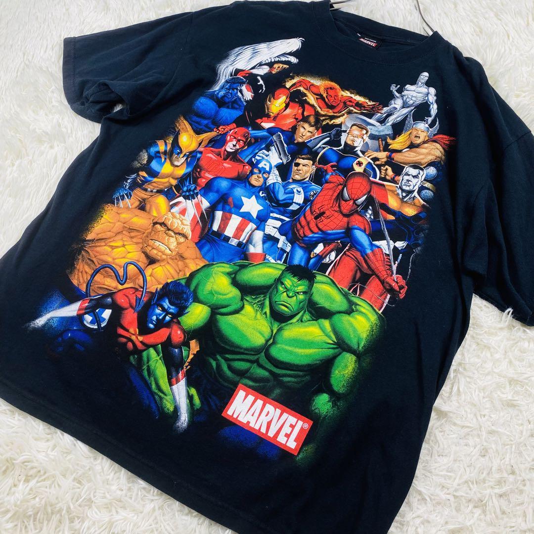 Marvel マーヴルヒーローズ Tシャツ T-Shirt Size X-Men