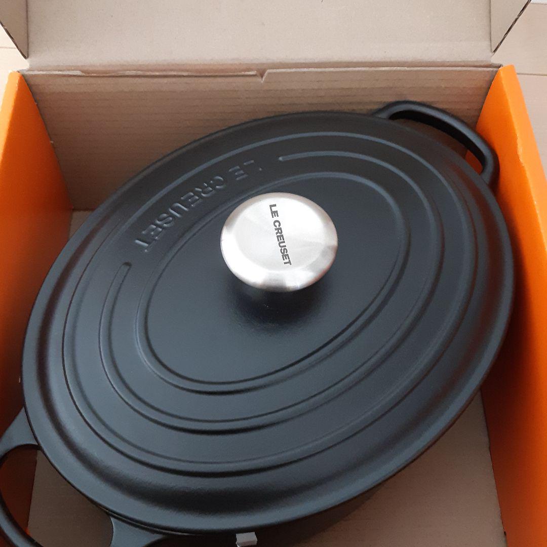 エダマメさま用。ルクルーゼ ココット・オーバル 27cm マットブラック