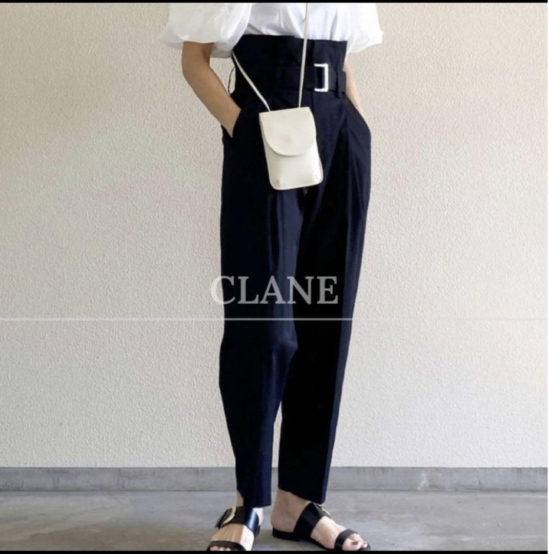 美品 CLANE タックウエストミリタリーパンツ 黒 サイズ1 - メルカリ