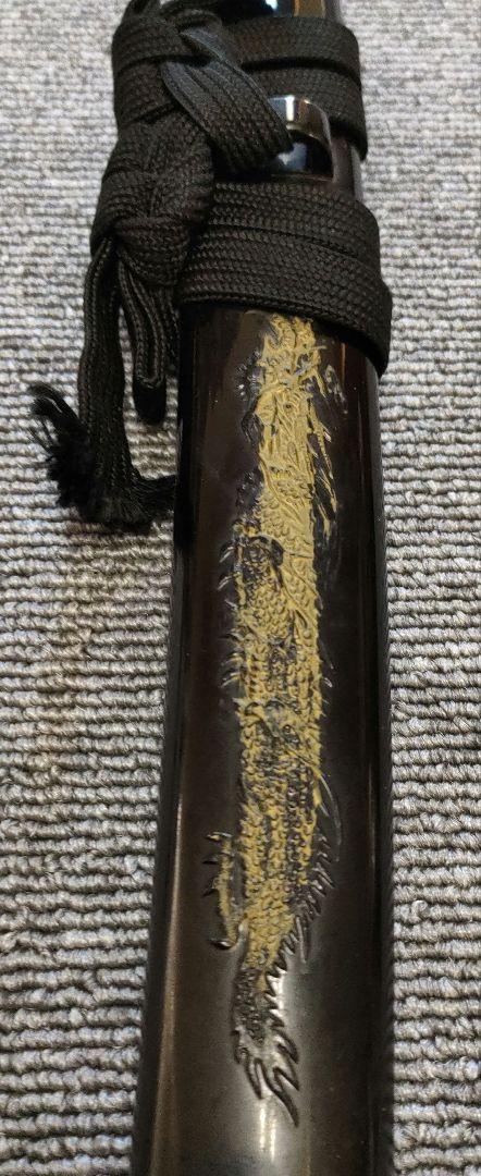 刀　龍　模造刀　刀台　小刀　武具　重厚感　綺麗な良品