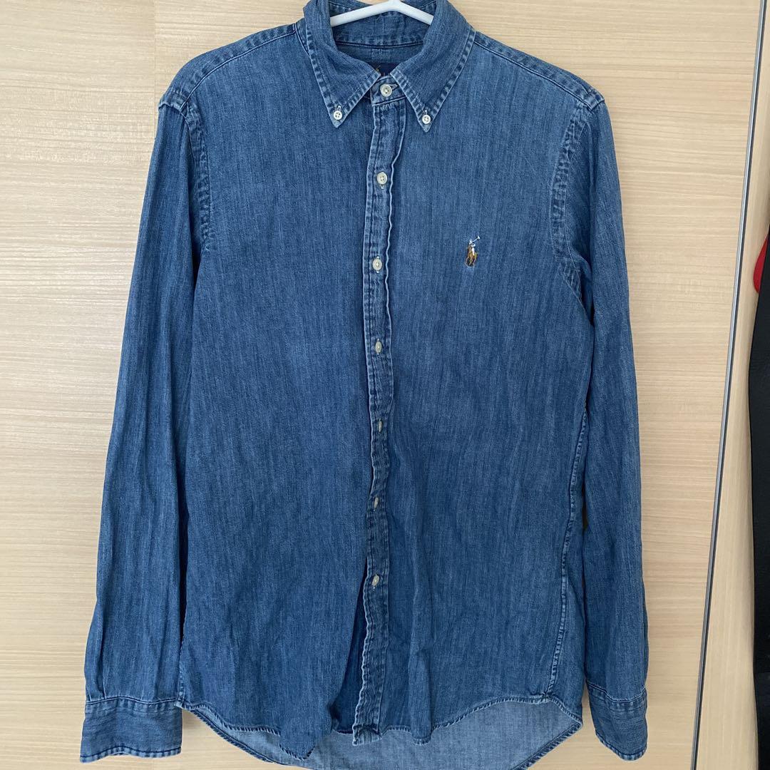 Ralph Lauren デニムブルー 長袖シャツ