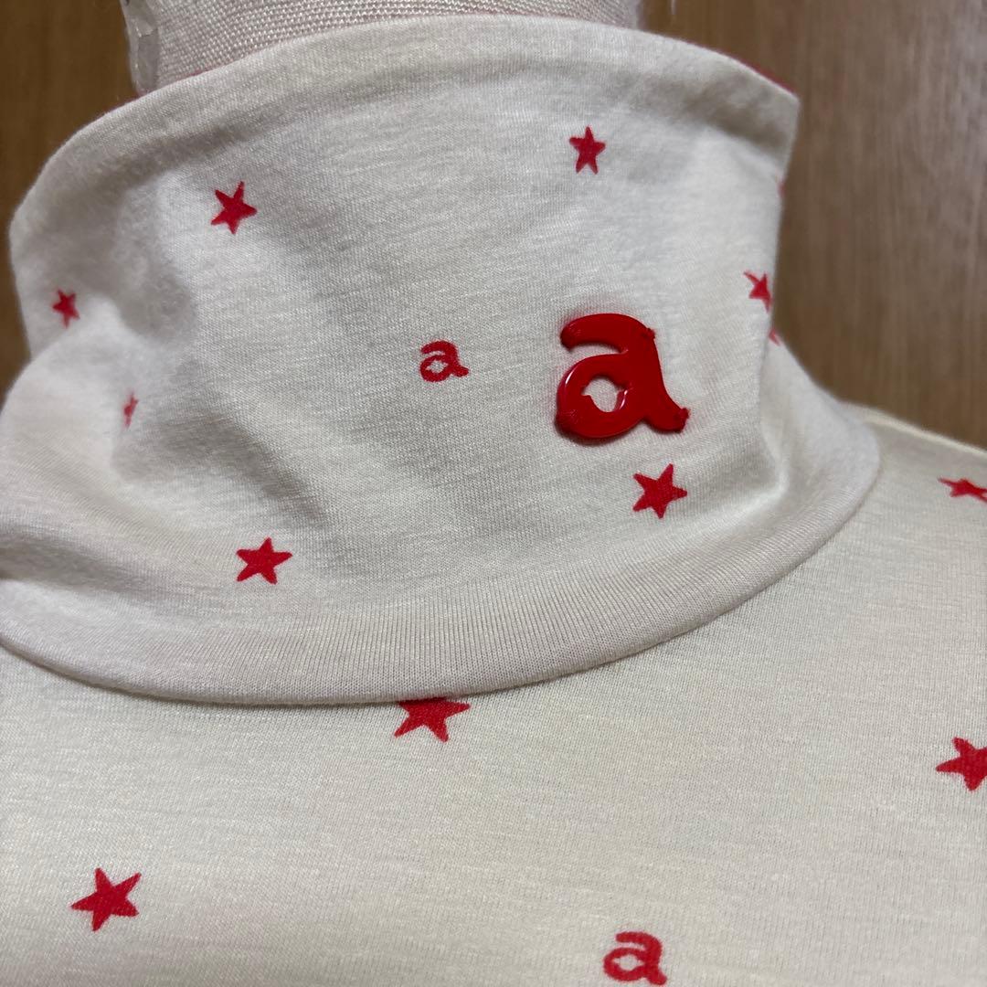 アルチビオ　ハイネック　総柄　星柄　38 ゴルフウェア