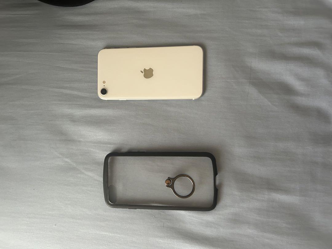 iPhone SE (第2世代) 白本体 +ケース+ケーブル