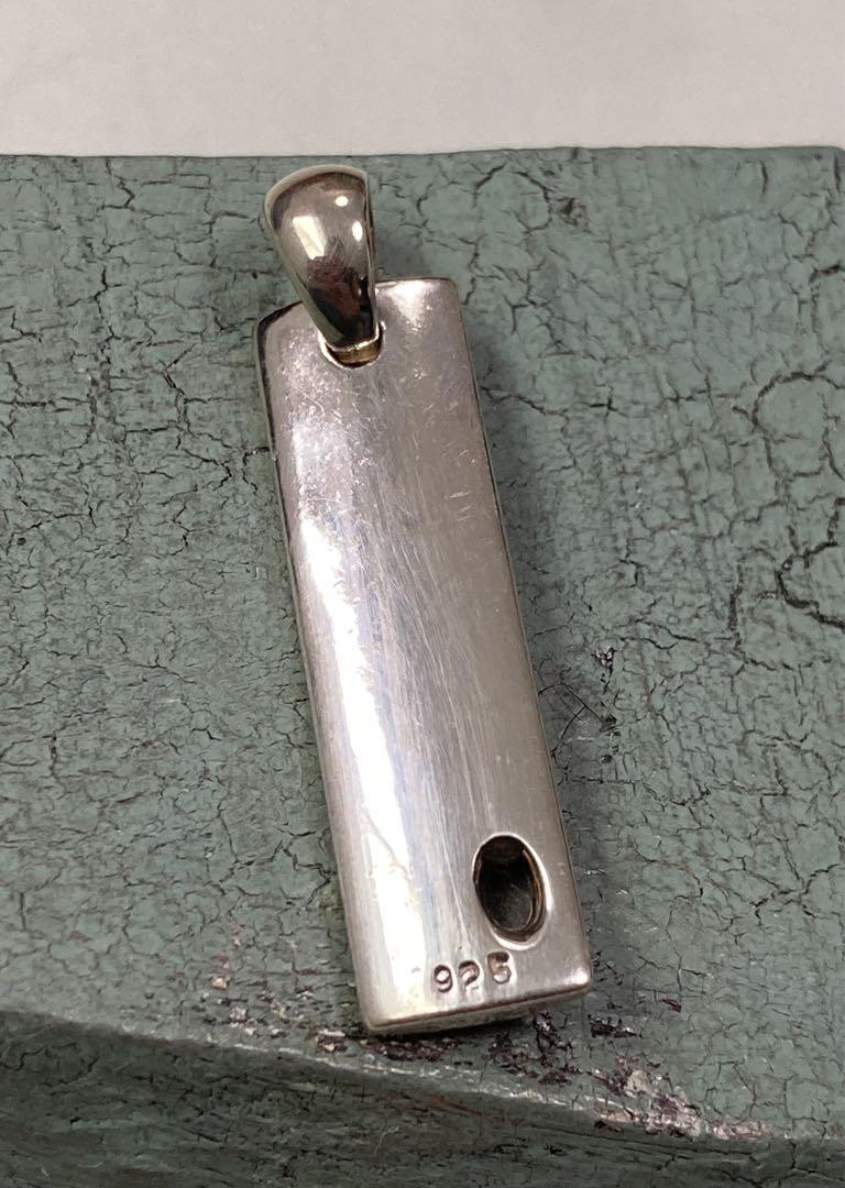[J-23] Silver925 / 9g オニキス アラベスクデザイントップ