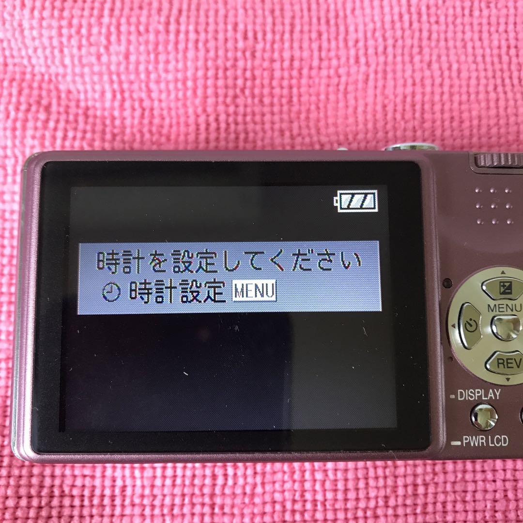 【動作確認済】Panasonic LUMIX DMC-FX7 デジカメ ピンク デジカメ LUMIX DMC-FX7 ピンク