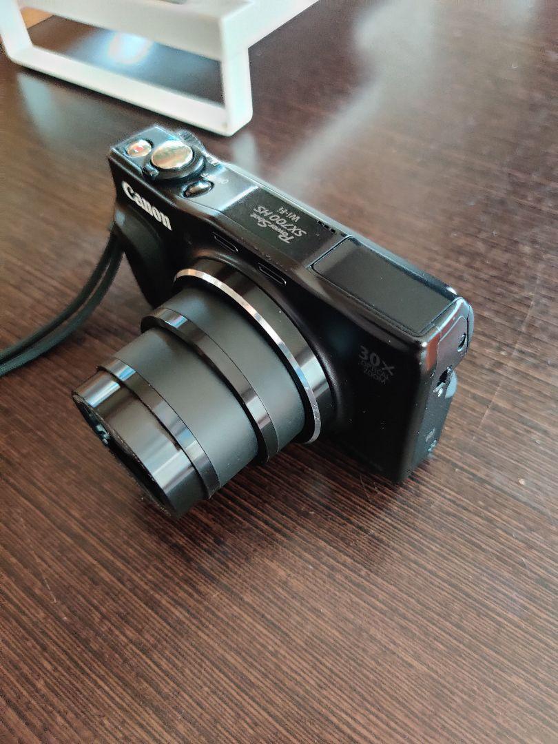 週末値下げCanon Powershot SX700 HS ブラック デジカメ