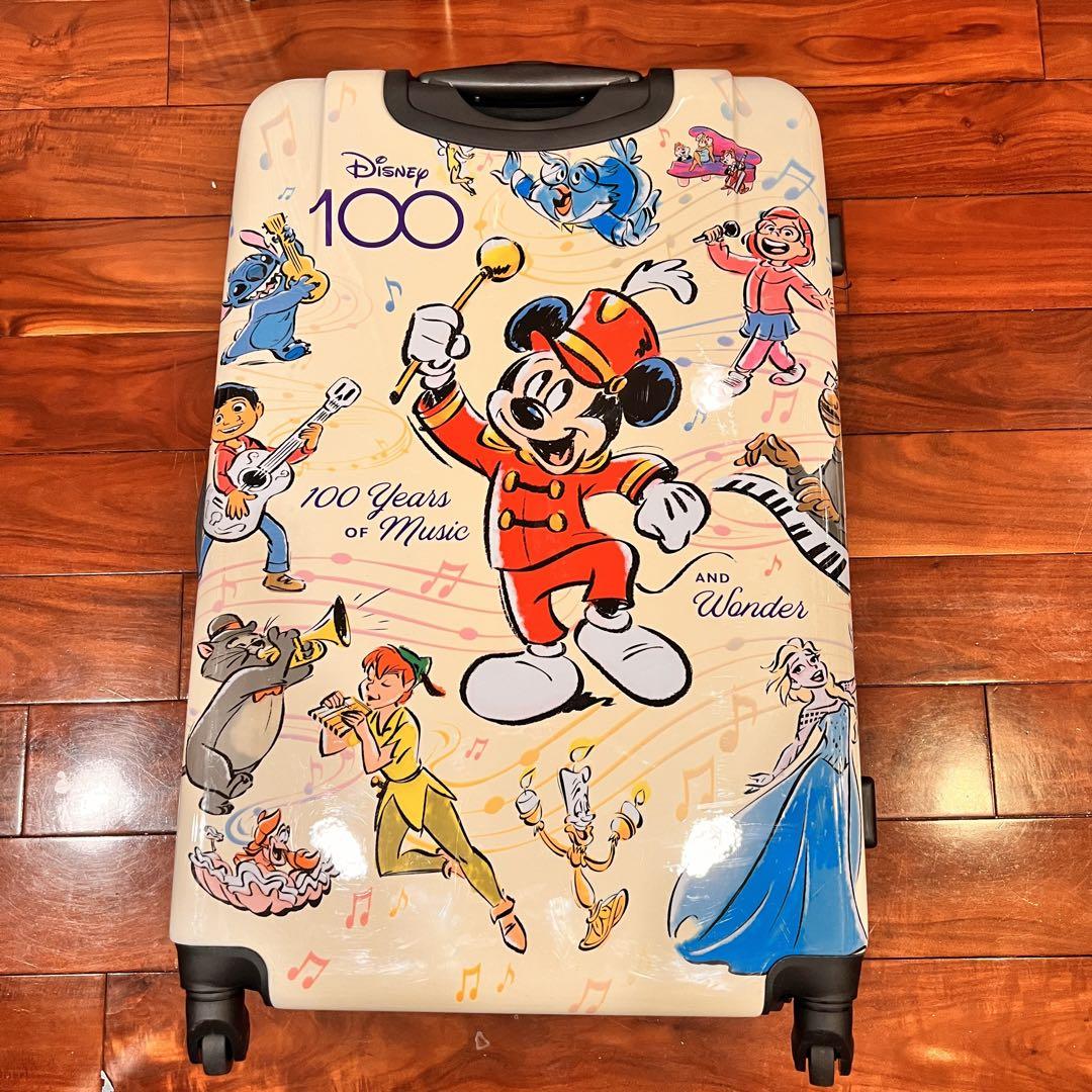 【てんこ】ディズニー100周年限定キャリーケースミッキースーツケース