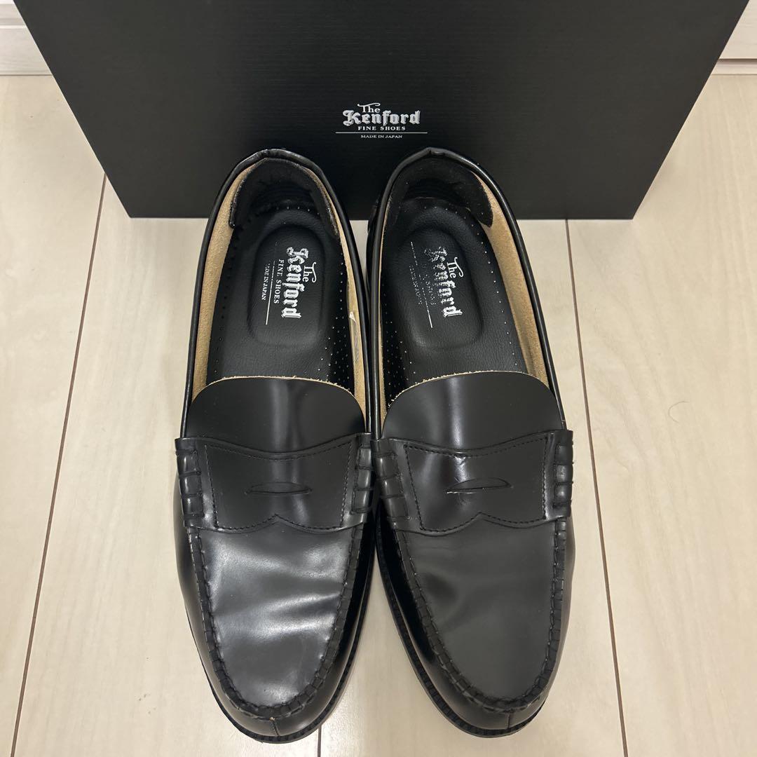 Kenford ブラックレザー ローファー