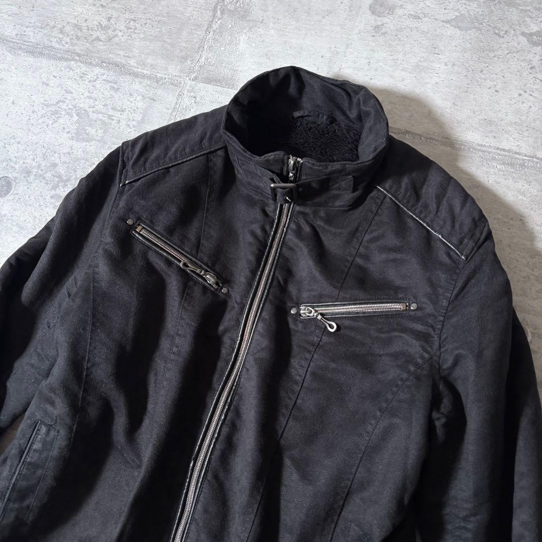 00s riders boa jacket japanese label y2k 00s riders boa jacket japanese label y2k