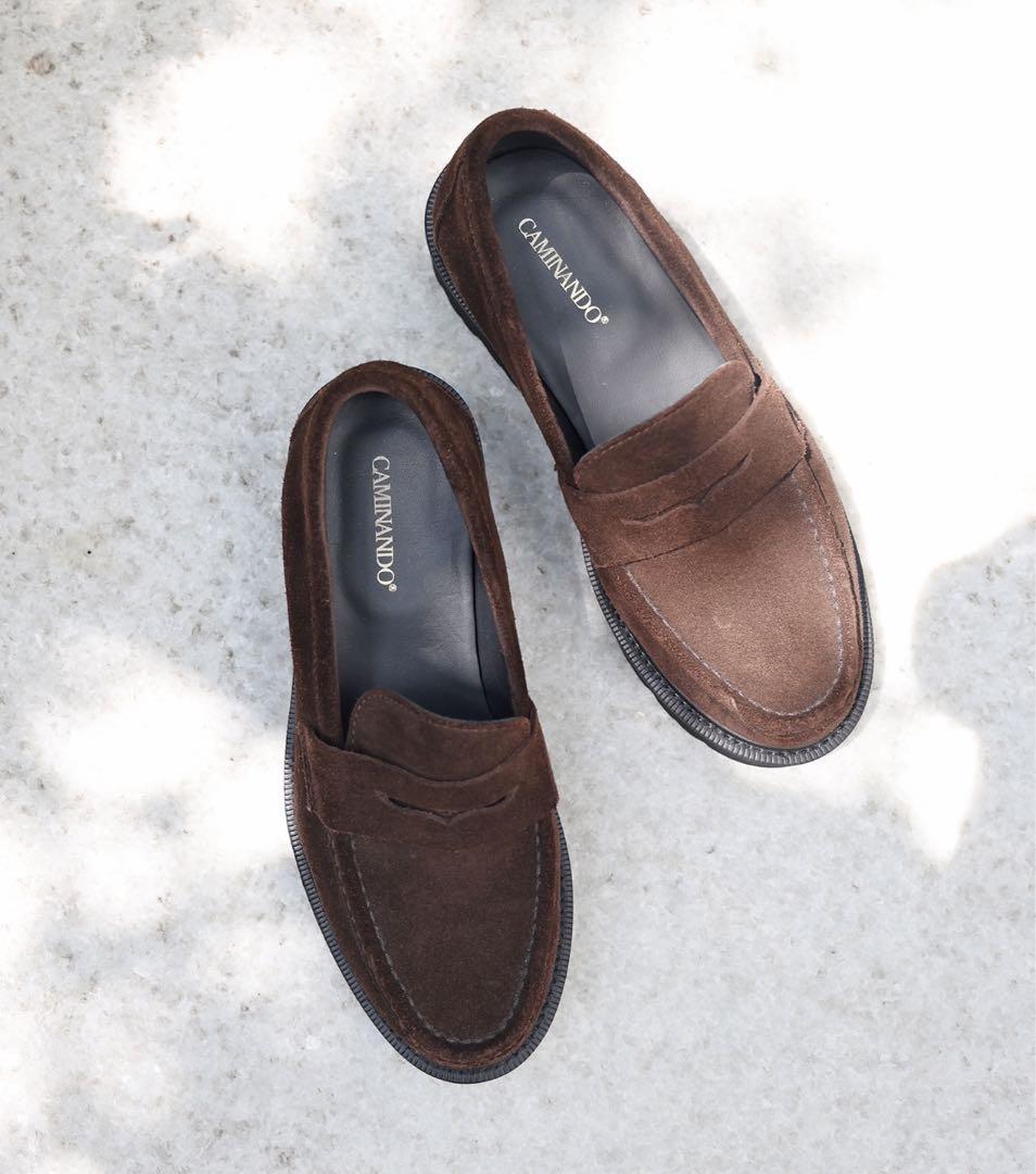 美品DeuxiemeClasse【CAMINANDO】SUEDE LOAFER