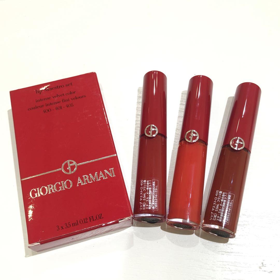 Giorgio Armani リップマエストロ 2本セット ARMANI beauty（ARMANI beauty） リップ マエストロ サテン 通販