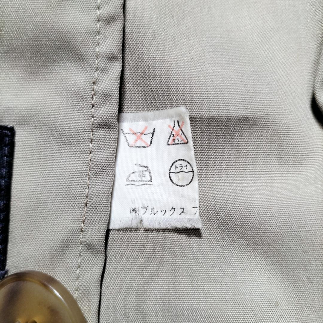 BROOKS BROTHERS　ステンカラーコート　USA製　比翼仕立て