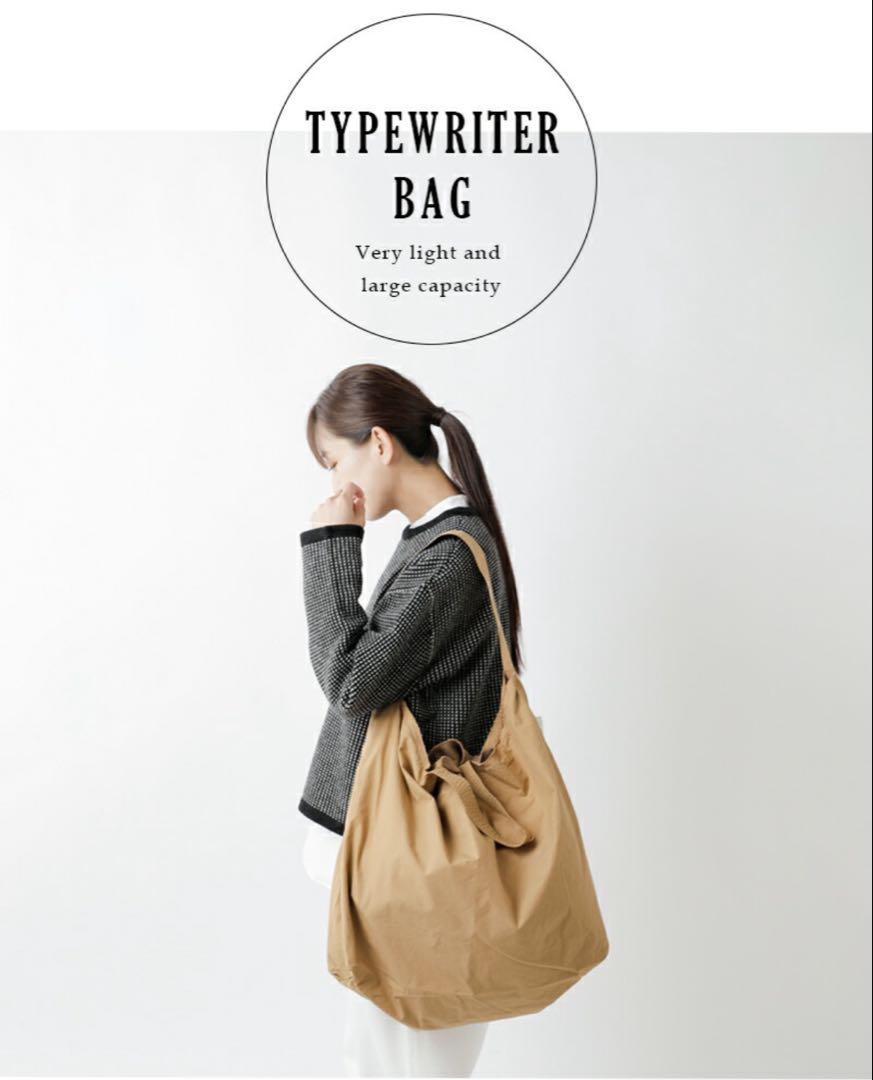 “アルテポーヴェラ”タイプライター製品染め　袋縫い2wayバッグ・黒・未使用品