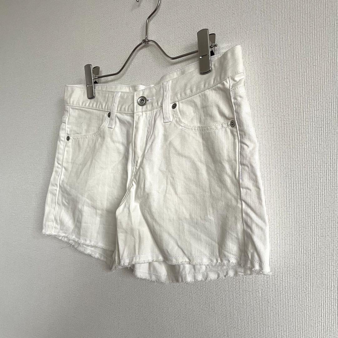 価格 GU ショートパンツ デニムパンツ ショートデニム 切りっぱなし