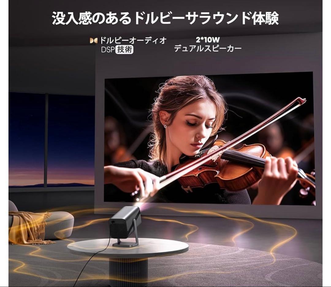 プロジェクター Netflixライセンス&DoIby対応 iWiMiUS S29 - メルカリ