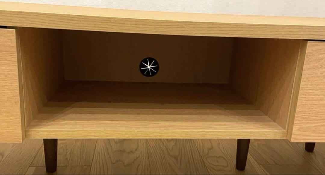 【大型配送料込】北欧風　テレビボード　テレビ台　オーク