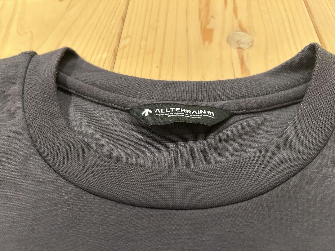 着用1回のみ定価12,100円デサントオルテラインLS Tシャツ チャコールXO