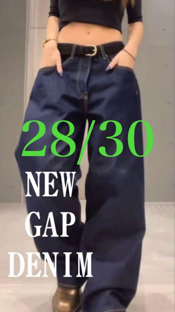 GAP 28W30L スーパーバギーデニム ダークリンス - メルカリ