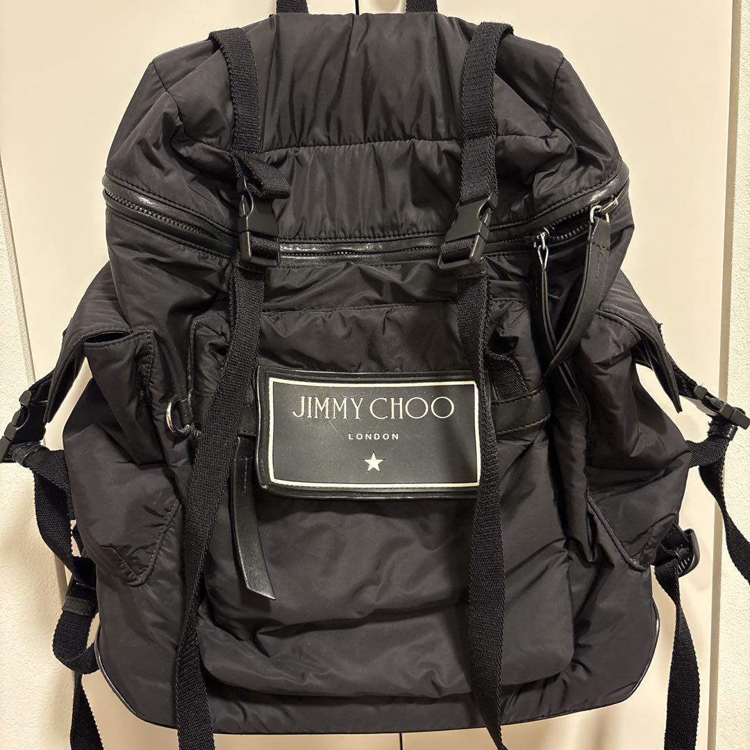 JIMMY CHOO バックパック BLACK