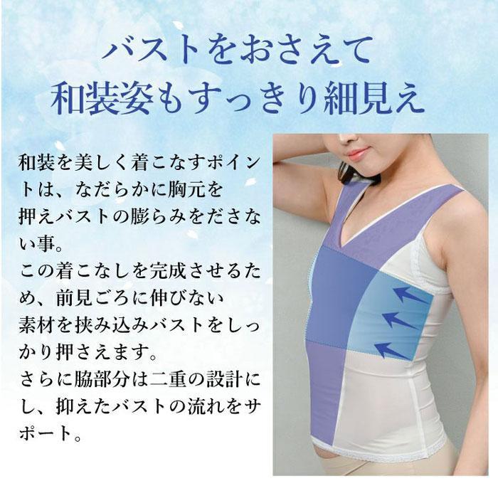 しとや華 クールタイプ 着付けインナー Lサイズ。意匠登録取得済