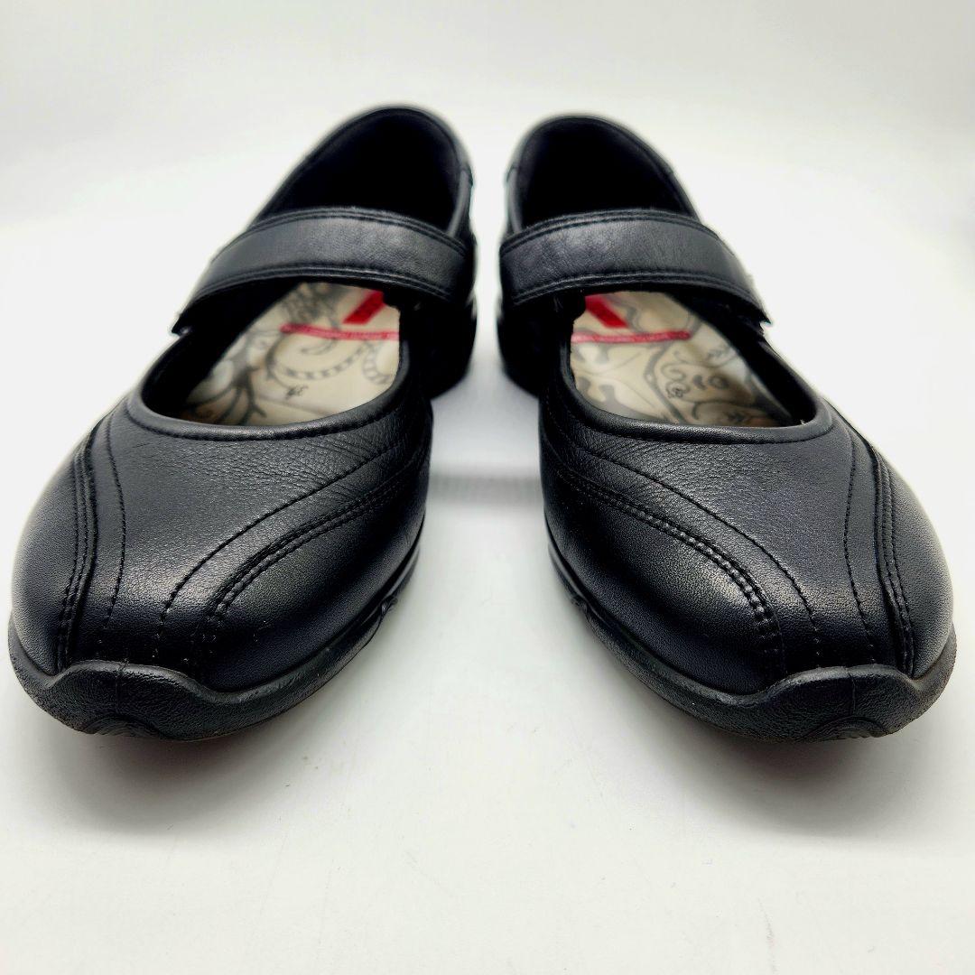 ⭐美品⭐ ecco ストラップ メリージェーン 幅広 コンフォートシューズ
