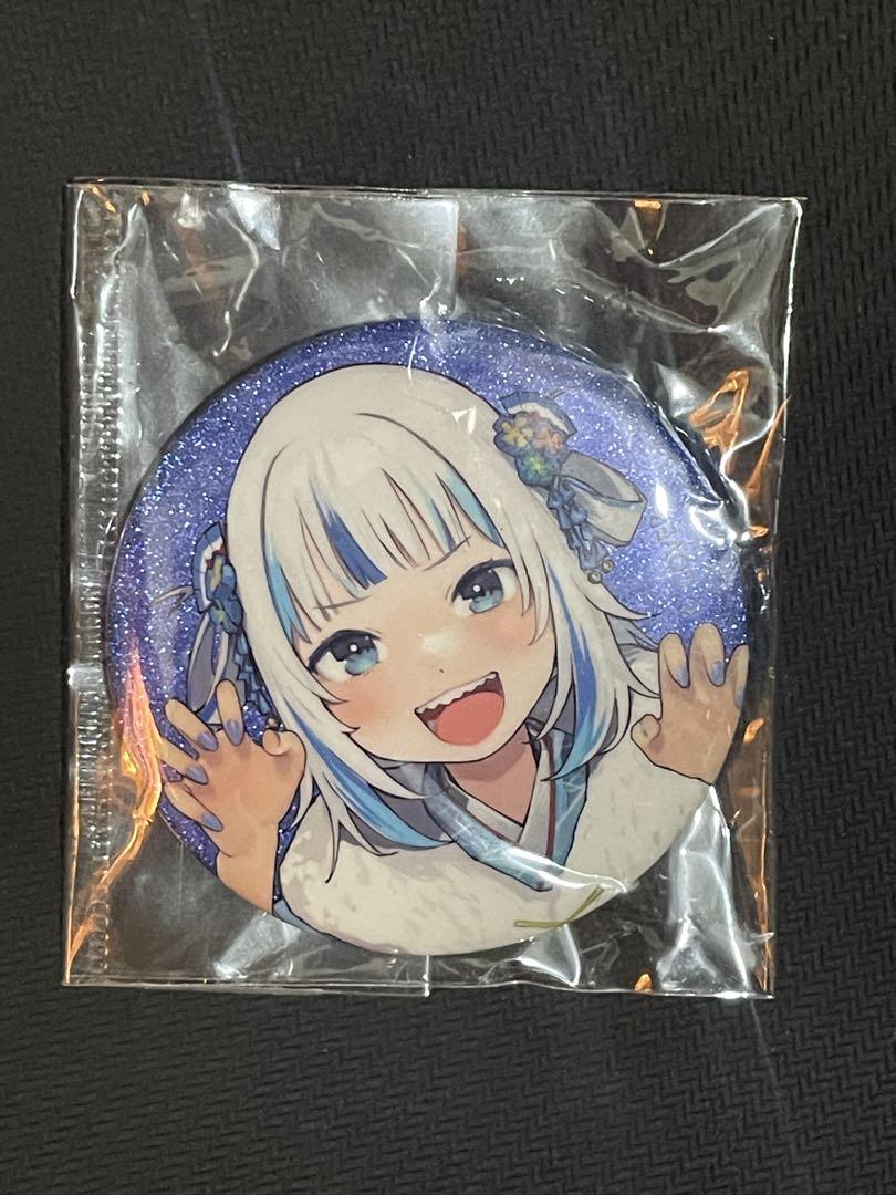 ホロライブ　がうる・ぐら　缶バッジ　おせち
