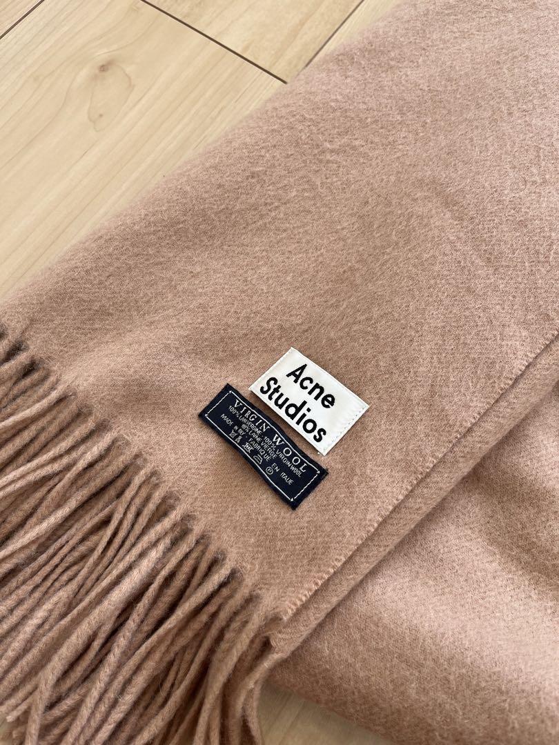 Acne Studios マフラー キャメルブラウン