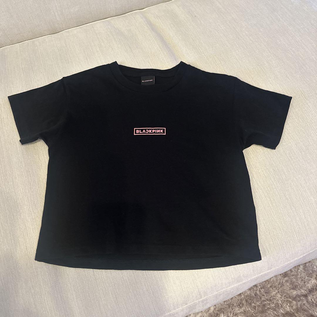 BLACKPINK Tシャツ DEADLINE LOGO BLACK SHORT
