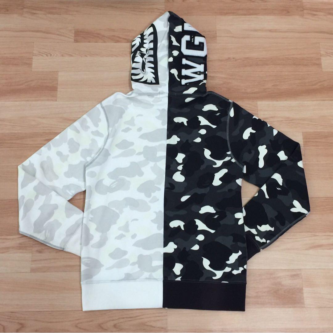 ★蓄光★ APE city camo シャークパーカー L kaws パーカー