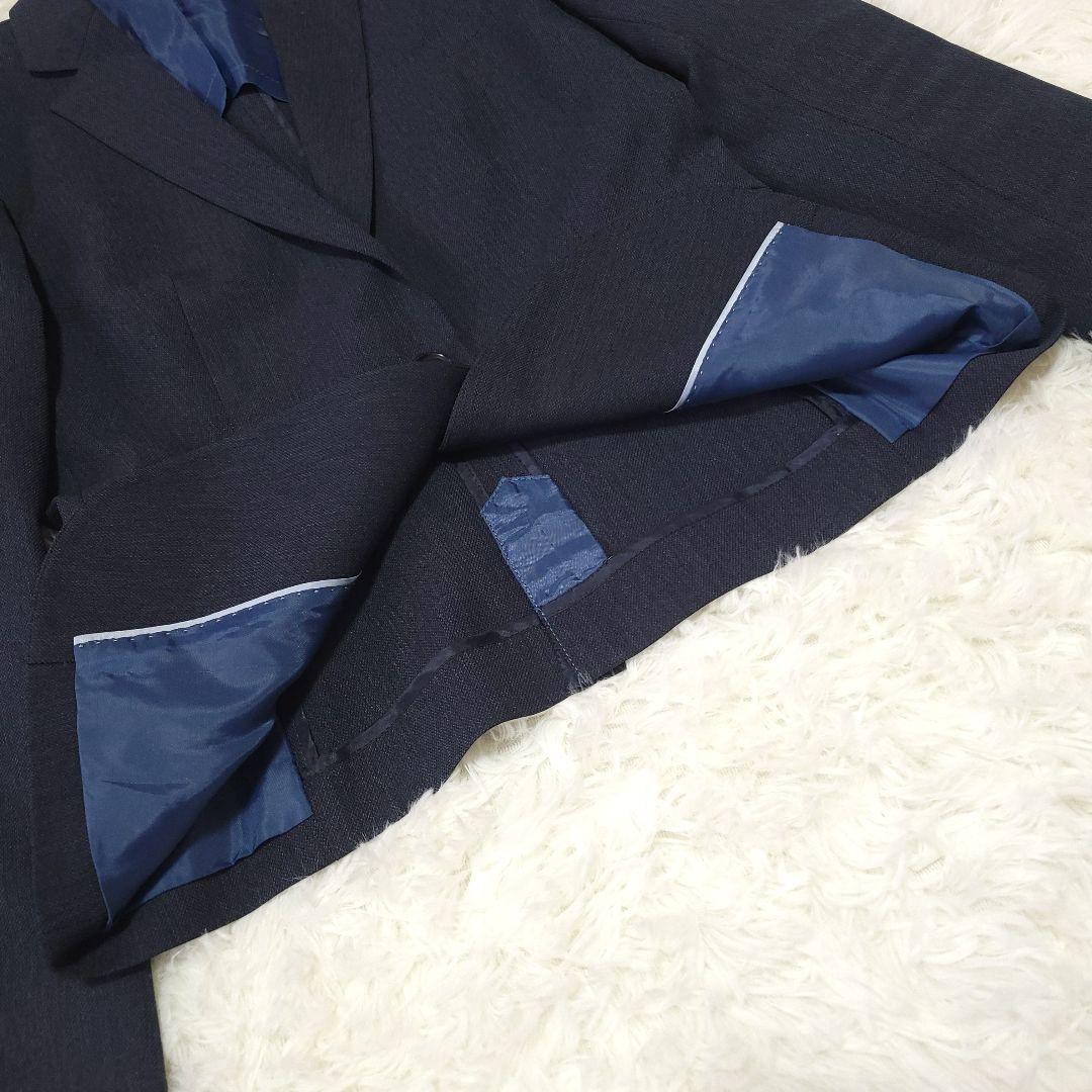 美品★　ORIHICA　洗える　パンツスーツ　セットアップ　上下セット　ネイビー