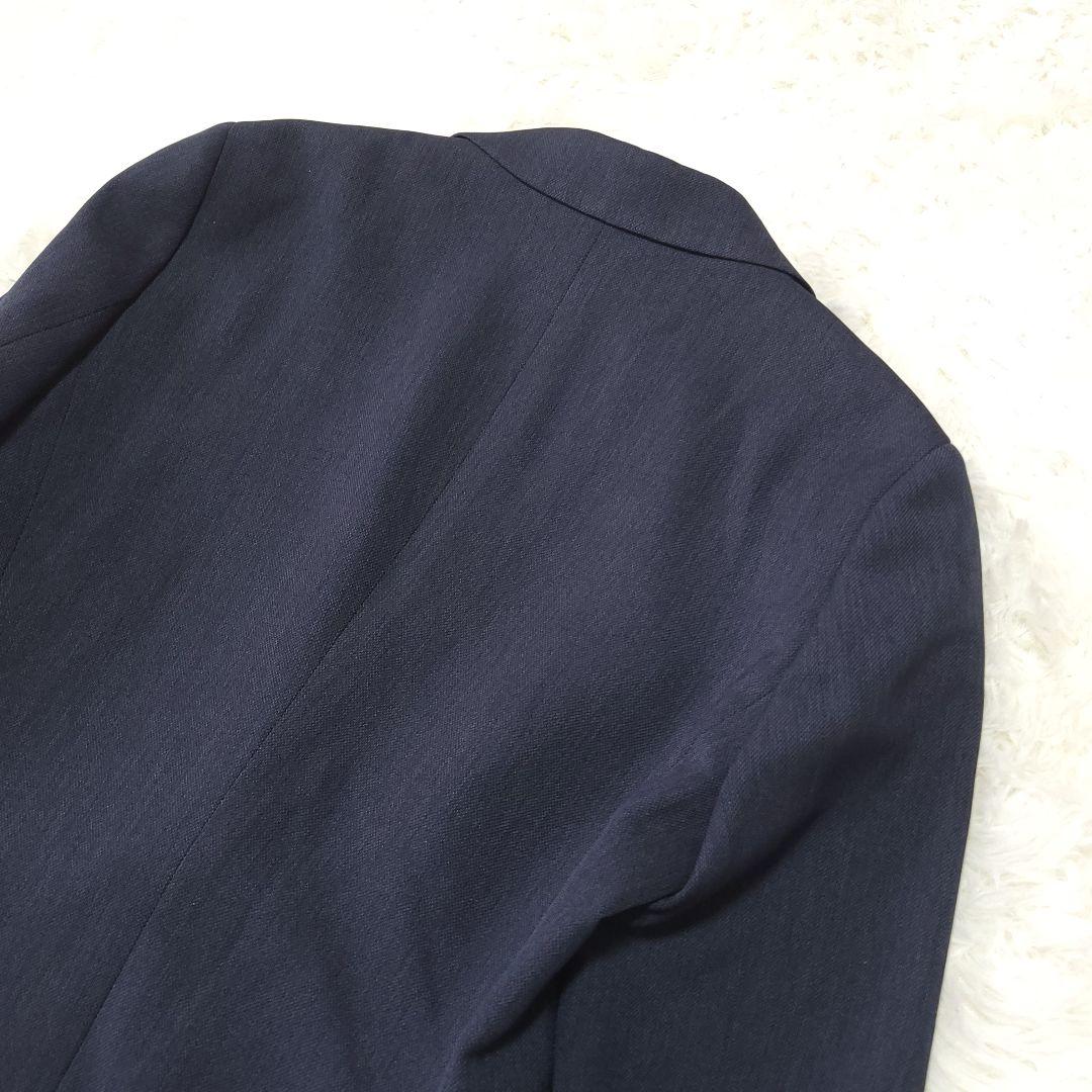 美品★　ORIHICA　洗える　パンツスーツ　セットアップ　上下セット　ネイビー