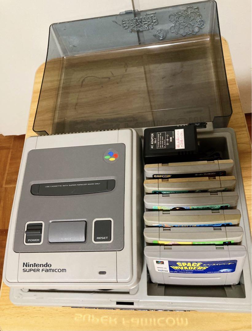 任天堂 スーパーファミコン 純正ケース＋本体＋ソフトセット