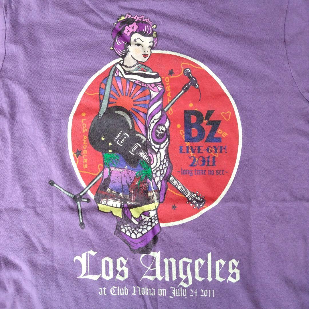 B'z 2011～long time no see～ Tシャツ 紫 ロサンゼルス