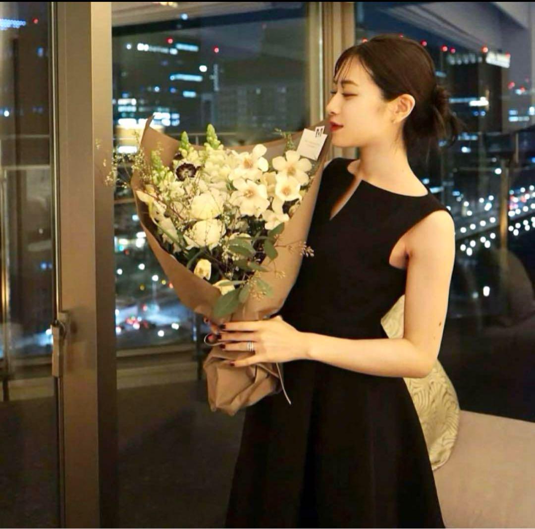 laubeblanc★Keyneck Jacquard Dress Mワンピース