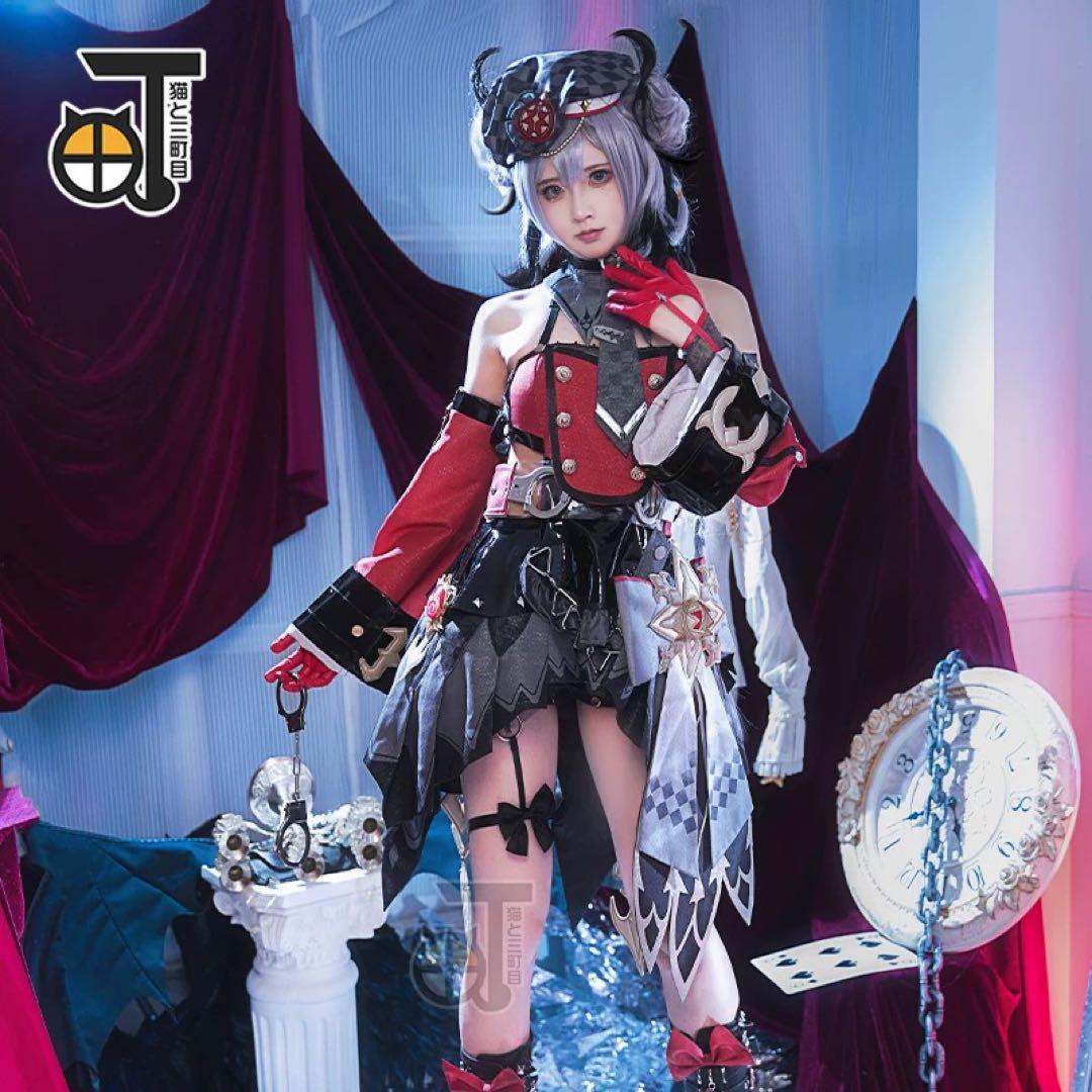 猫と三丁目製　原神 フォンテーヌ ゴスロリ監獄少女　コスプレ衣装