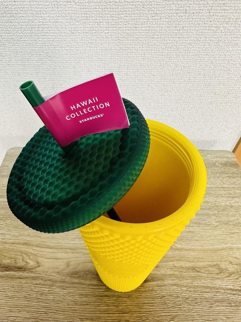Starbucks スタバ 可愛い パイナップルベア タンブラー 550ml ハワイ限定 新品未使用 美品スタバ パイナップルタンブラー