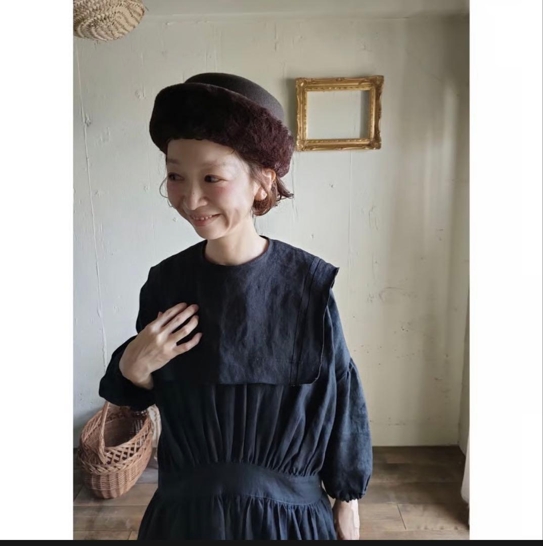 meguri megutte つけ襟　ブラック