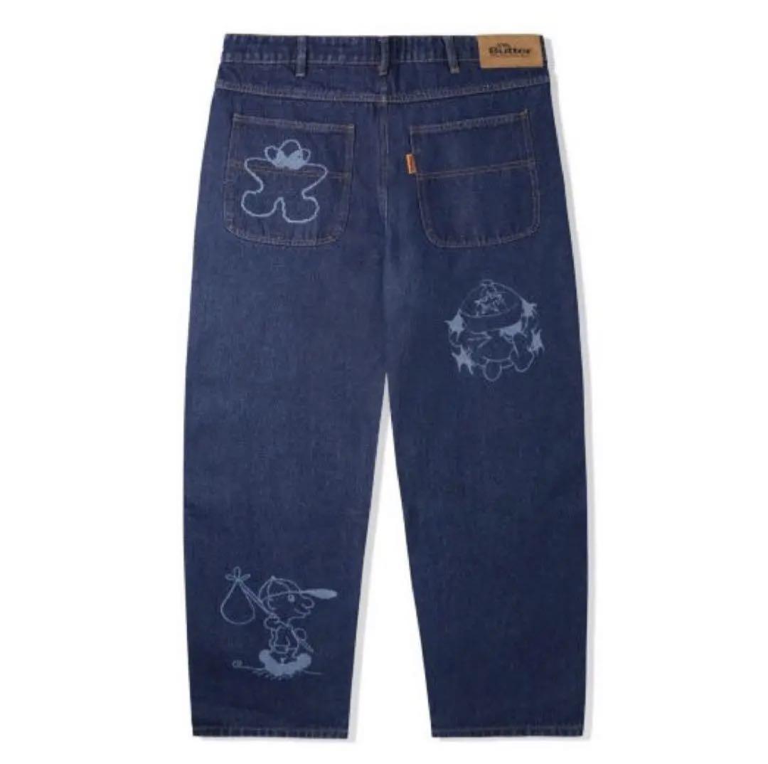 Butter Goods デニム Amazon | Butter Goods (バターグッズ) BUTTER GOODS APPLIQUE